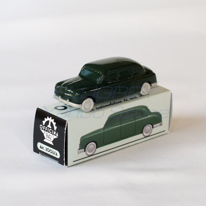 【国内在庫品】OFFICINA-942 1/76 FIAT 1400 President Francis Lombardi オフィチーナ 942 フィアット 1400 プレジデント ダークグリーン ◇ART2002A
