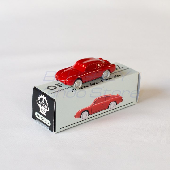 Rakuten - OFFICINA-942 1/76 FIAT ABARTH 750 COUPE ZAGATO 1956 オフィチーナ 942 フィアット アバルト クーペ レッド ◇ART2006A 【国内在庫品】