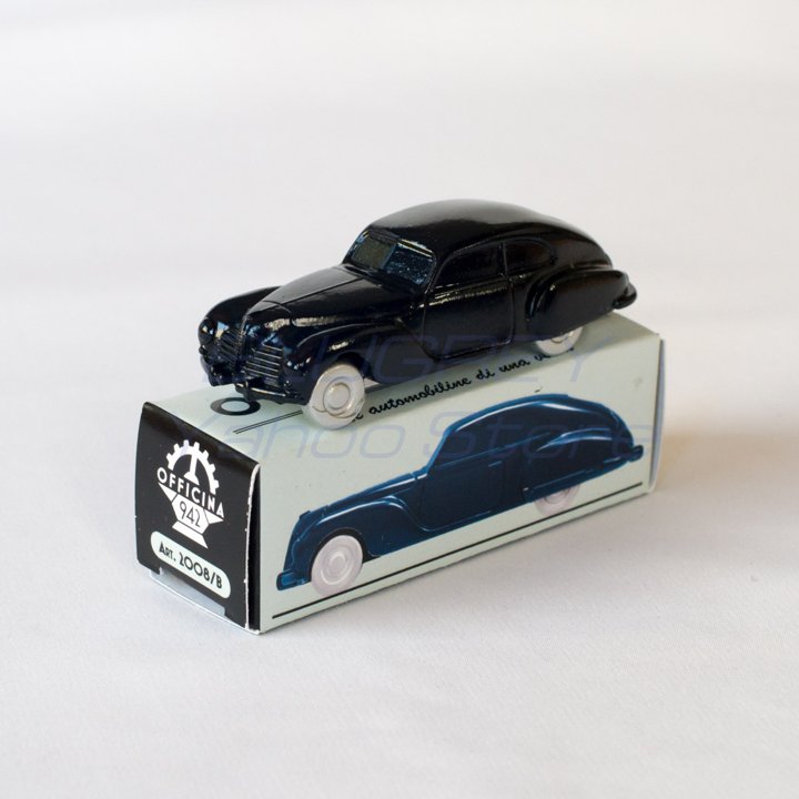 樂天商城 - OFFICINA-942 1/76 FIAT 2800 Berlinetta Superleggera 1939 オフィチーナ 942 フィアット 2800 ベルリネッタ ダークブルー ART2008B 【国内在庫品】