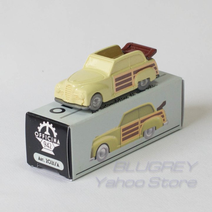 Rakuten - OFFICINA-942 1/76 Fiat 1100 E CABRIOLET VENILIA CARROZZERIA SAVIO 1949 オフィチーナ 942 フィアット 1100 E カブリオレ イエロー 【国内在庫品】
