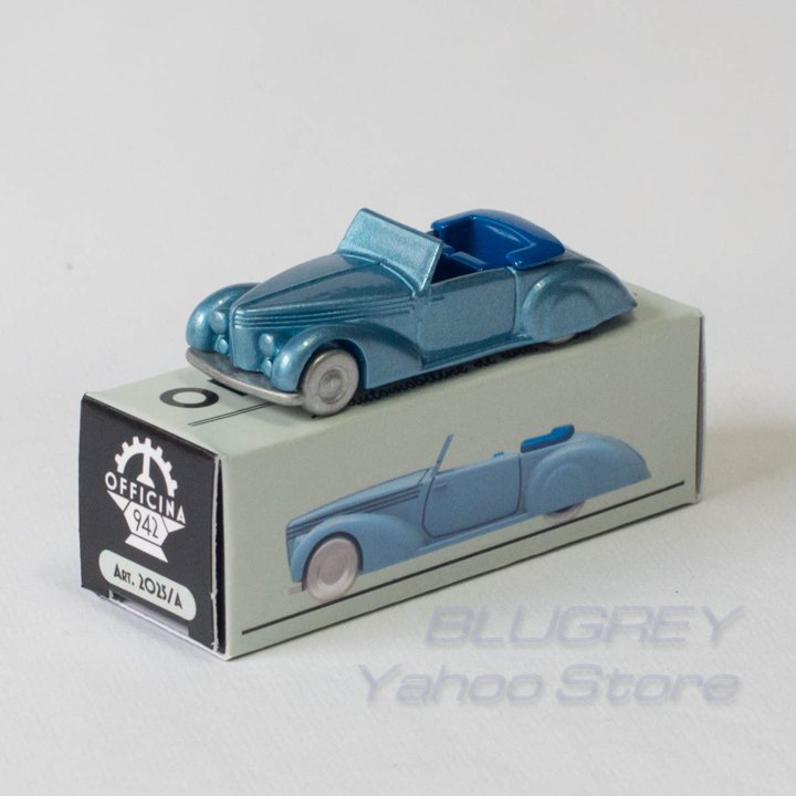 樂天商城 - OFFICINA-942 1/76 FIAT 1500 CABRIOLET CARROZZERIA VIOTTI 1940 オフィチーナ 942 フィアット 1500 カブリオレ ブルー 【国内在庫品】