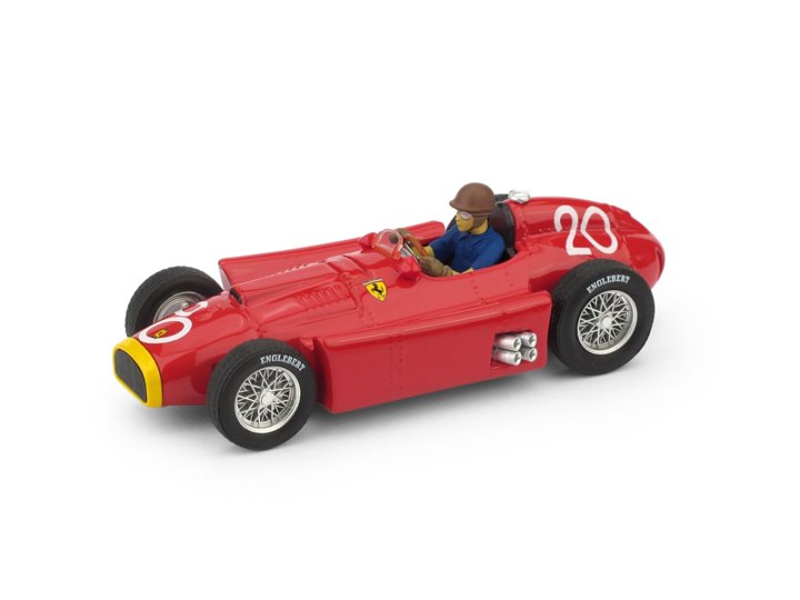 ブルム 1/43 フェラーリ F1 D50 1956 モナコGP ワールドチャンピオン ファンジオ フィギア付き BRUMM FERRARI FANGIO
