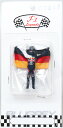 Cartrix 1/43 F1 ドライバー フィギア セバスチャン ベッテル 2011 レッドブル ドイツ国旗 Sebastian Vettel RED BULL Figure レジンモデル