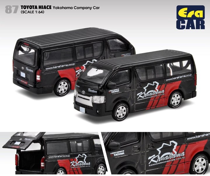 GJ[ 1/64 g^ nCG[X Rn} Jpj[J[ Era Car TOYOTA HIACE Yokohama Company Car