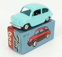 マーキュリー 1/48 フィアット 600 ベルリーナ 1955 ブルー FIAT 600 BERLINA アシェット HACHETTE MERCURY 復刻版