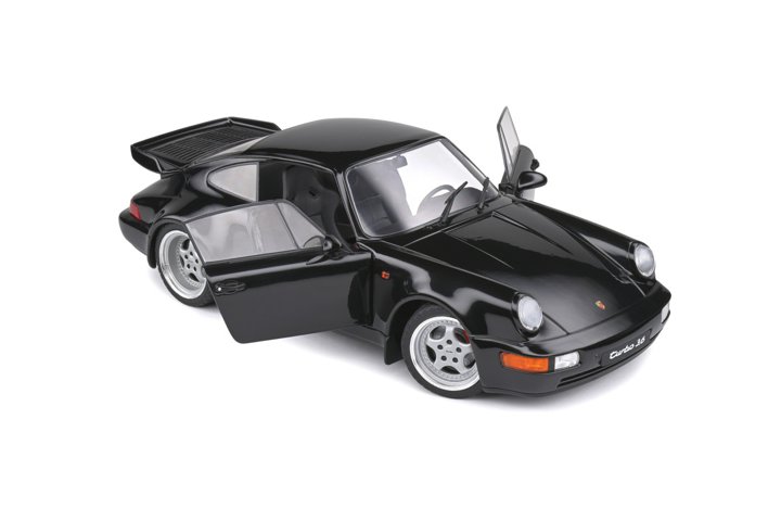 \h 1 18 |VF 911 964 ^[{ 3.6 1993 ubN Solido PORSCHE 911 TURBO 3.6 BLACK S1803404