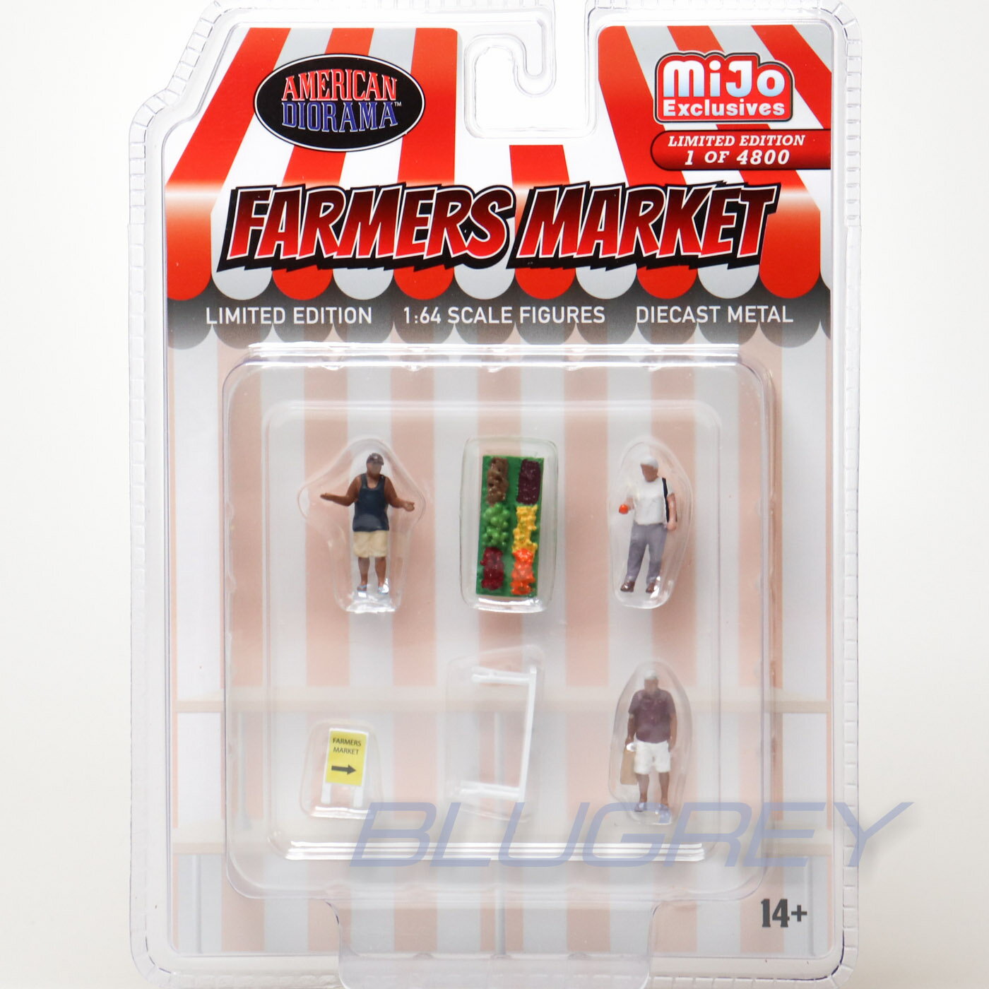 楽天BLUGREY（ブラグレー） 楽天市場店アメリカン ジオラマ 1/64 フィギア ファーマー マーケット American Diorama Figure Farmer Market Mijo限定