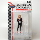 アメリカン ジオラマ 1/18 オンエア アナウンサー 女性 American Diorama Figure On-Air 1 フィギュア