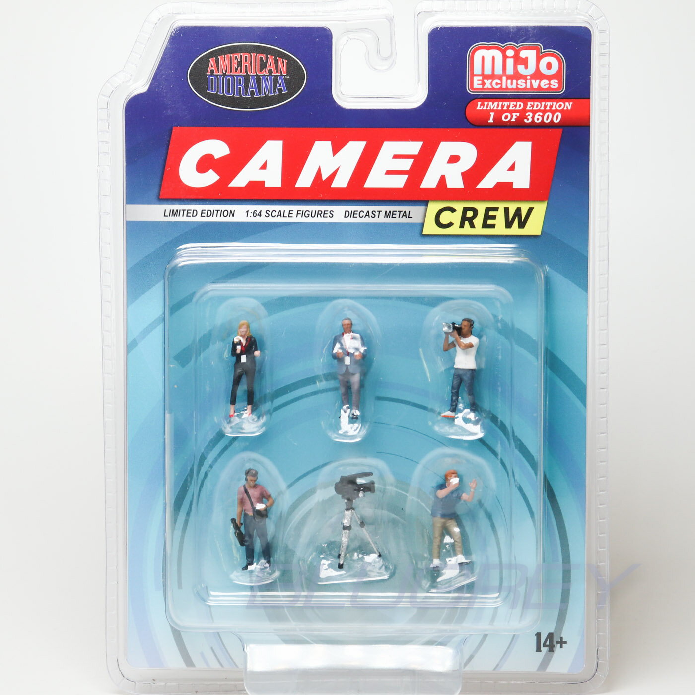アメリカン ジオラマ 1/64 カメラクルー フィギア セット American Diorama Camera Crew Figure MiJo
