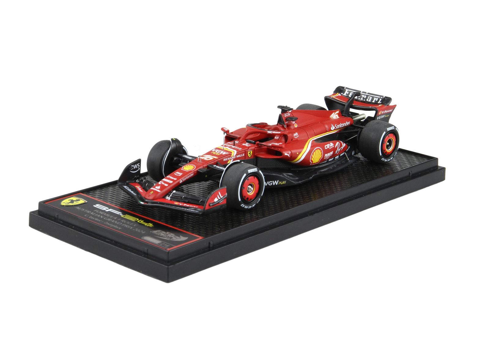 【国内在庫品】BBR 1/43 フェラーリ F1 SF24 オーストラリアGP 2024 #16 シャルル・ルクレール Ferrari C. Leclerc 限定216台