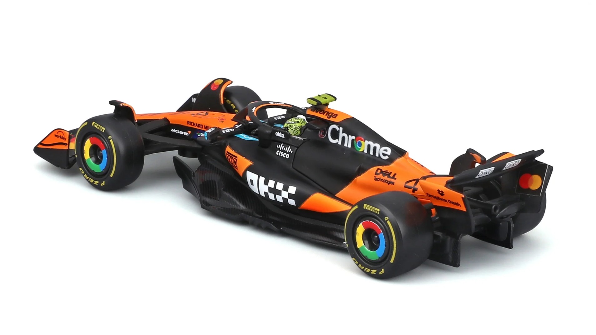 ブラーゴ 1/43 マクラーレン F1 MCL39 #4 ランド・ノリス 2025 Bburago Mclaren Lando Norris ドライバー付きモデル 【国内在庫品】 3