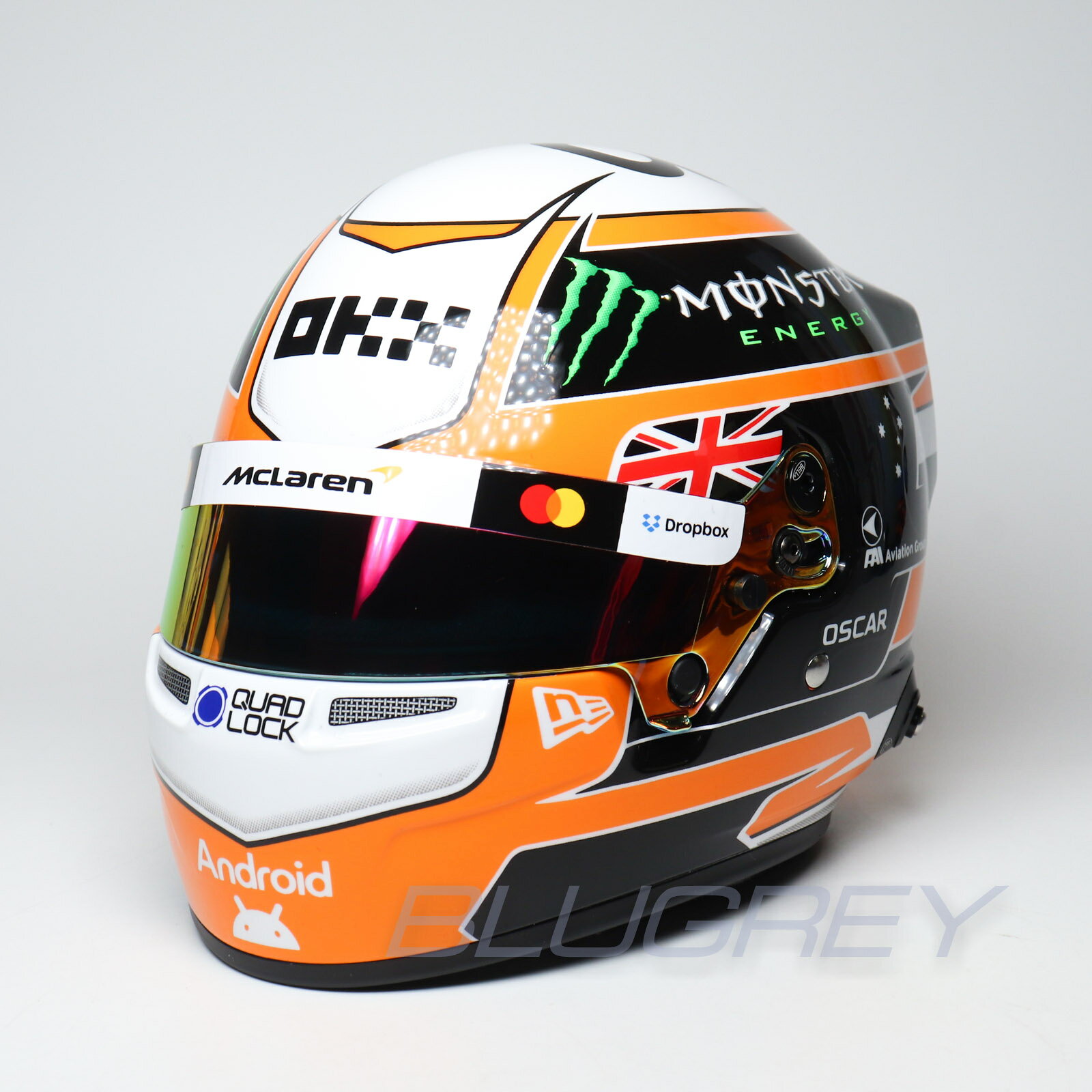 【国内在庫品】ベル ミニヘルメット 1/2 F1 オスカー・ピアストリ マクラーレン 2025 モナコGP BELL Os..