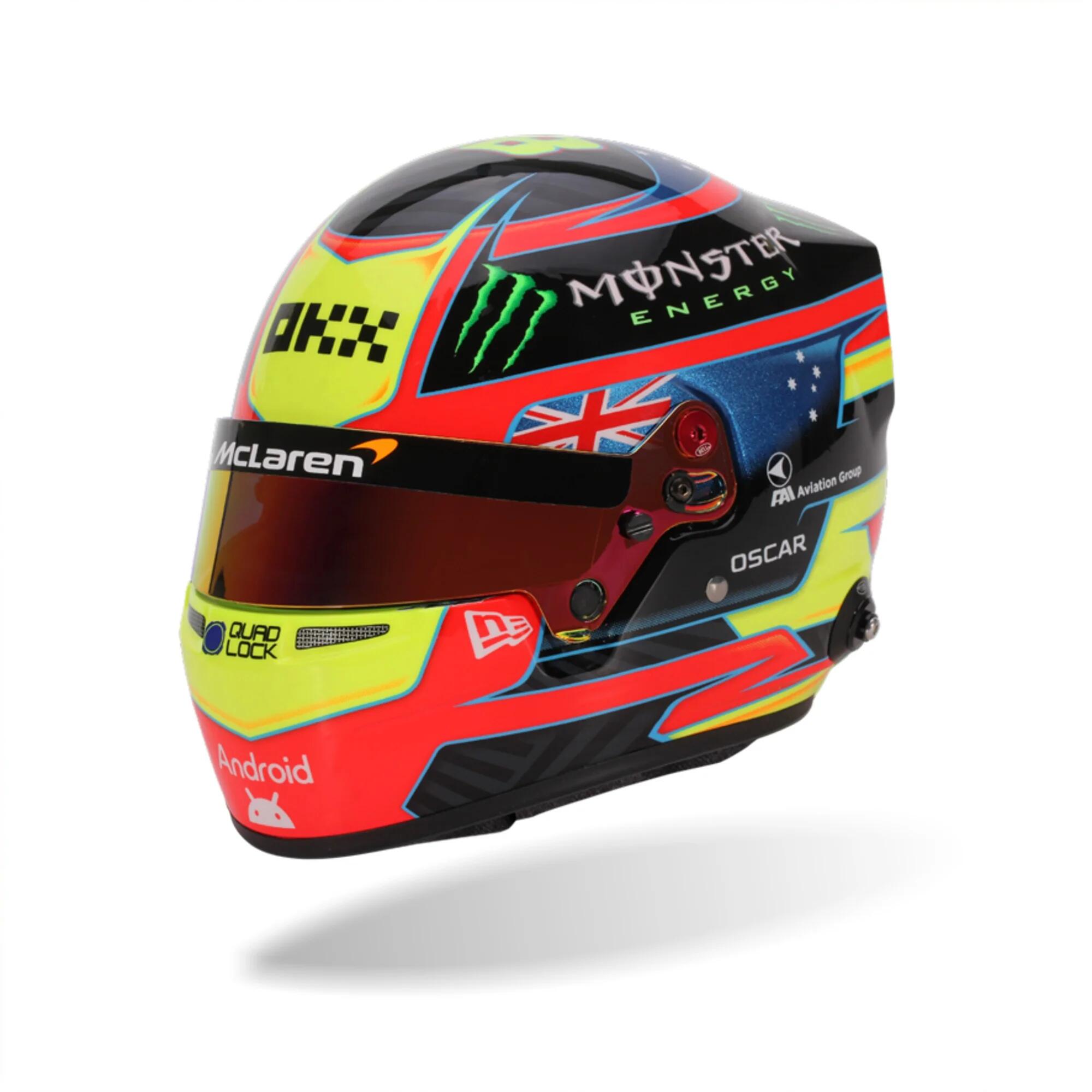 【国内在庫品】ベル ミニヘルメット 1/2 F1 オスカー・ピアストリ マクラーレン 2025シーズン BELL Oscar Piastri McLaren