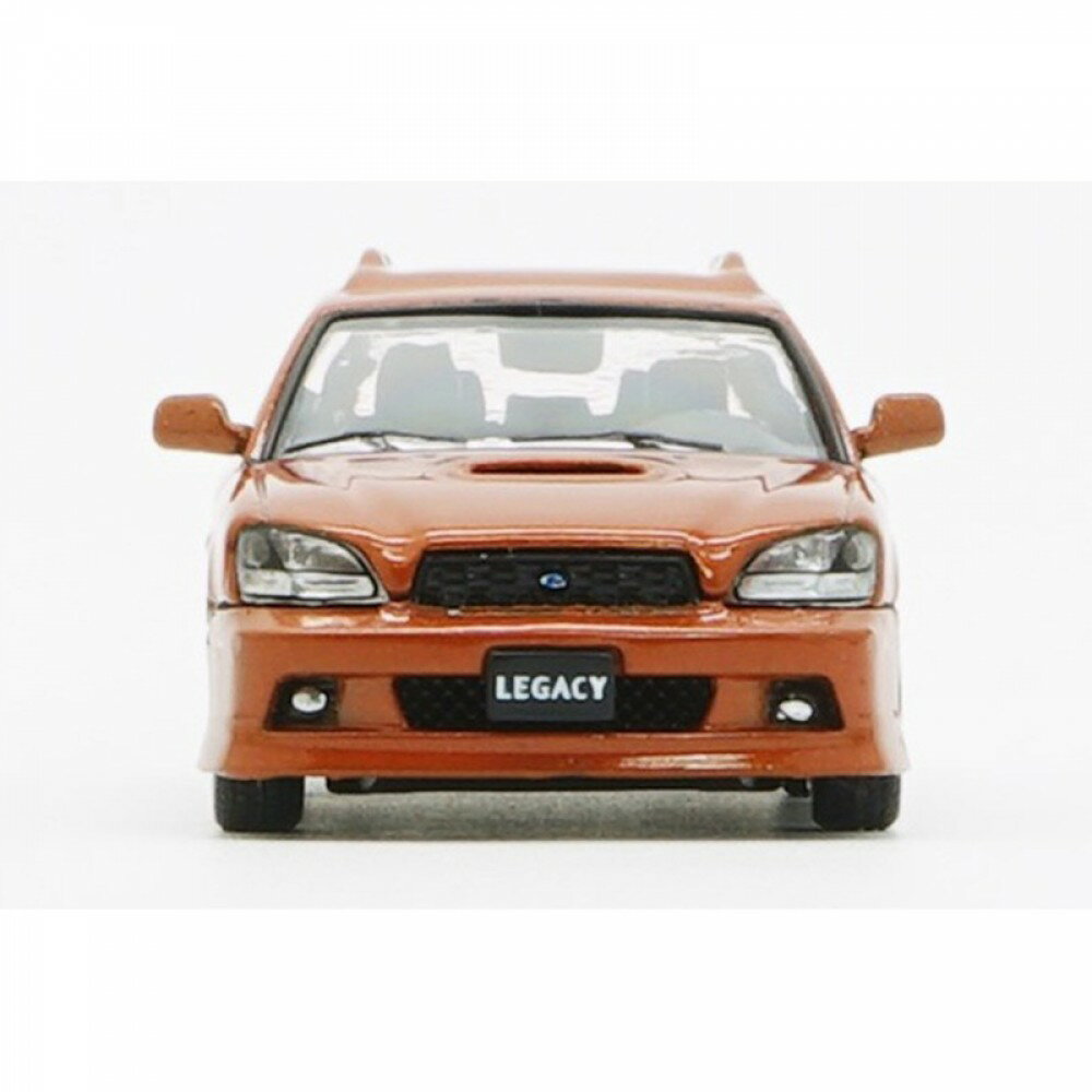 【国内在庫品】BM CREATIONS 1/64 スバル レガシー ツーリングワゴン E-TUNE2 2002 オレンジ 右ハンドル Subaru Legacy E-Tune II