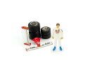 ブルム 1/43 ジル ヴィルヌーブ フィギア フェラーリ 126CK アクセサリー 1981 BRUMM Ferrari GILLES VILLENEUVE CH01T