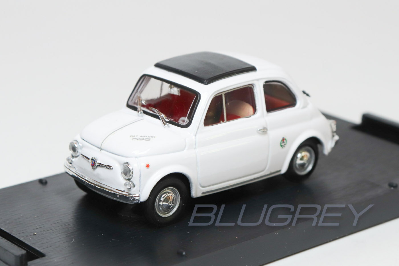 【国内在庫品】ブルム 1/43 フィアット アバルト 595SS ストラダーレ 1965 ホワイト BRUMM FIAT ABARTH 595SS STRADALE