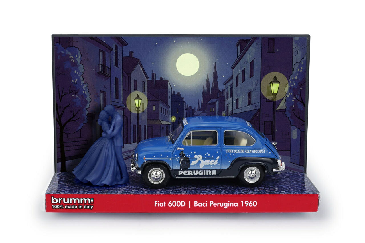 Rakuten - ブルム 1/43 フィアット 600D ベルリーナ 1960 バッチ チョコレート BRUMM FIAT 600D BERLINA BACI PERUGINA 【国内在庫品】