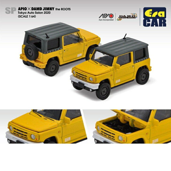 【国内在庫品】エラカー 1/64 アピオ x ダムド ジムニー ザ・ルーツ スズキ Era Car APIO X DAMD JIMNY THE ROOTS