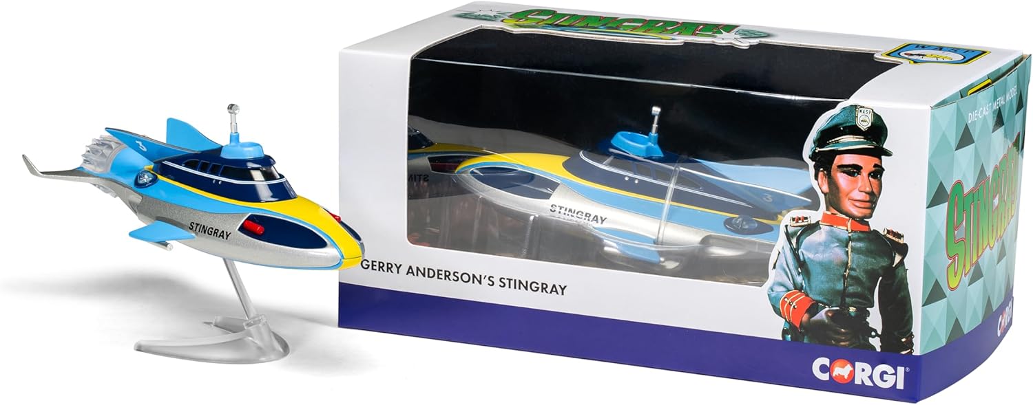 【国内在庫品】コーギー 海底大戦争 スティングレイ 潜水艦 Corgi Stingray Gerry Anderson 全長15cm