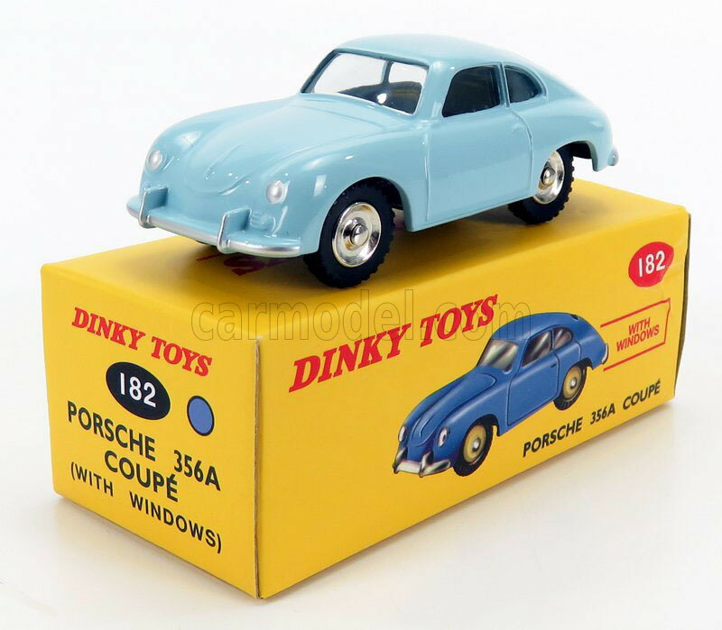 DINKY TOYS 1/43 ポルシェ 356A クーペ 1960 ライトブルー PORSCHE 356A COUPE 1960 ディンキー 復刻版 ミニカー