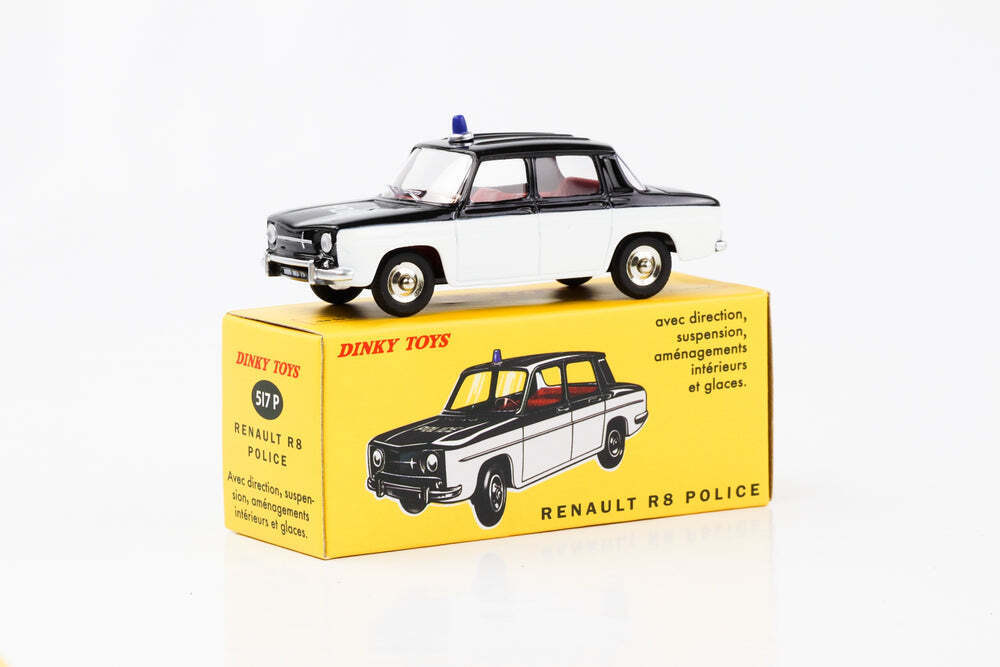 DINKY TOYS 1/43 ディンキー ルノー 8 ポリス パトカー Renault 8 Police 復刻版 ミニカー