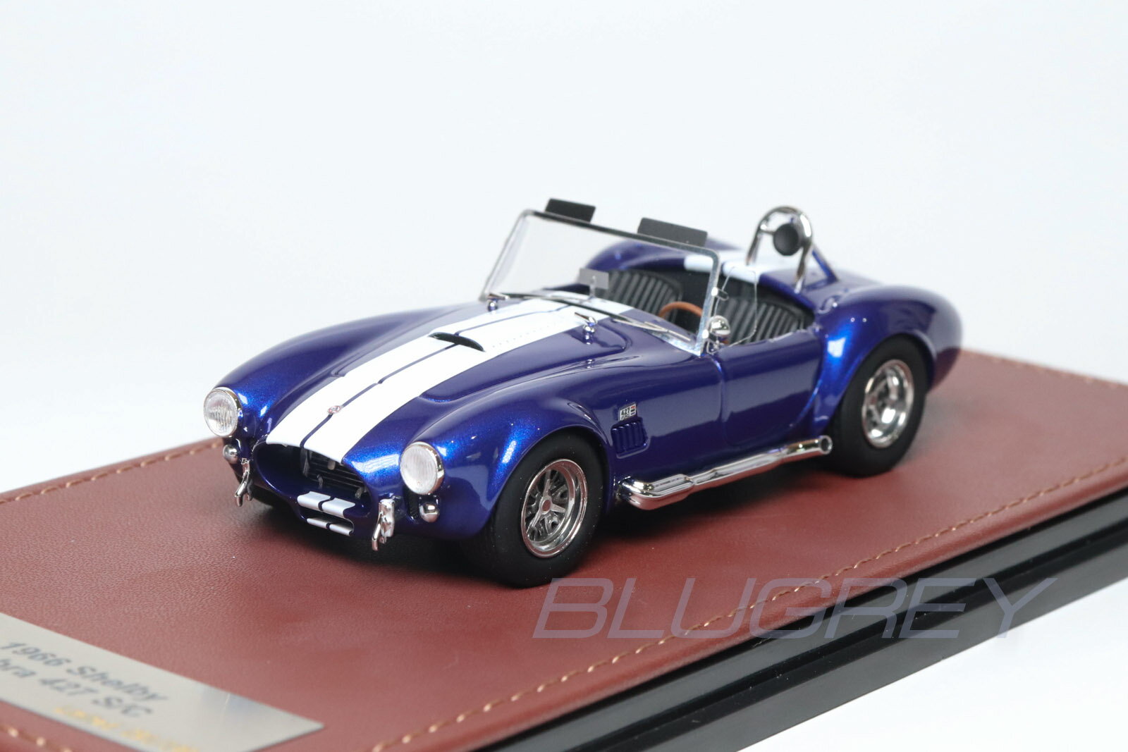【国内在庫品】GLM-MODELS 1/43 フォード シェルビー コブラ 427 S/C 1966 ブルー FORD USA SHELBY COBRA レジンモデル
