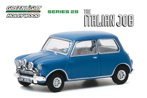 【国内在庫品】グリーンライト 1/64 オースチン ミニクーパー S 1967 ブルー ミニミニ大作戦 GREENLIGHT MINI COOPER S 1275 MKI THE ITALIAN JOB
