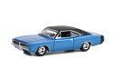 グリーンライト 1/64 ダッヂ チャージャー 1969 ブルー バレージャクソン GREENLIGHT Barrett-Jackson Ser 11 Dodge Charger