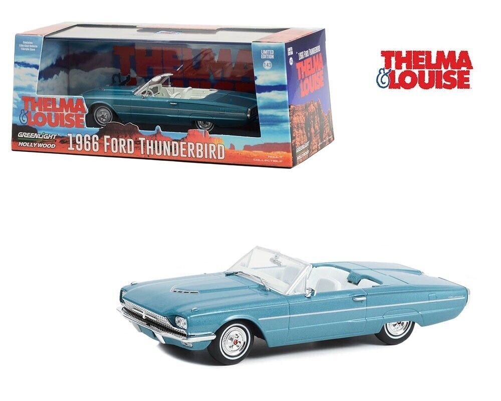 グリーンライト 1/43 フォード サンダーバード 1966 テルマ ＆ ルイーズ GREENLIGHT FORD THUNDERBIRD THELMA LOUISE ミニカー