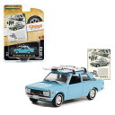 グリーンライト 1/64 ダットサン 510 1970 ライトブルー ルーフラック付き GREENLIGHT Vintage AD Cars Ser 7 Datsun ミニカー