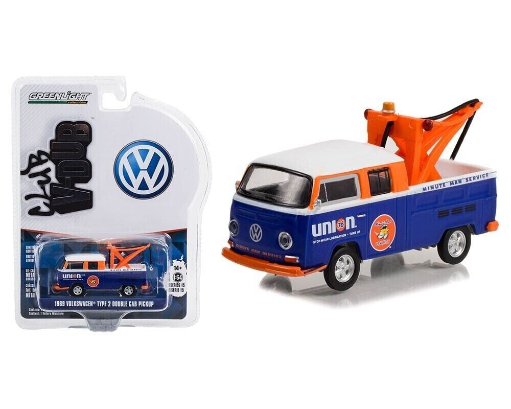 グリーンライト 1/64 フォルクスワーゲン T1 ピックアップ ユニオン76 Greenlight VW Double Cab Pickup Union 76 ミニカー ミニカー ダイキャスト モデルカー 【仕様】・スケール：1/64・ダイキャスト・品番：36060B【注意】・製造時の塗装ムラ・ブツ・傷・はみ出し・デカールのズレ・浮き・欠け・ボンドのはみ出し・部品のズレ・タイヤの浮きなど、　メーカーによって差はありますが量産モデルはある程度許容されています。　個体差による返品・交換はお受けできませんのでご了承ください。・ブリスター、台紙、外箱には輸送に伴うスレやヨレ、汚れ、変形などがある場合があります。　パッケージの細かなダメージを気にされる方はご注文をお控え下さい。・パッケージの仕様/デザインは異なる場合があります。・商品は撮影や検品のため一度開封している場合があります。・お使いのパソコンのモニターの発色具合により実際のものと色が異なる場合がございます。 5