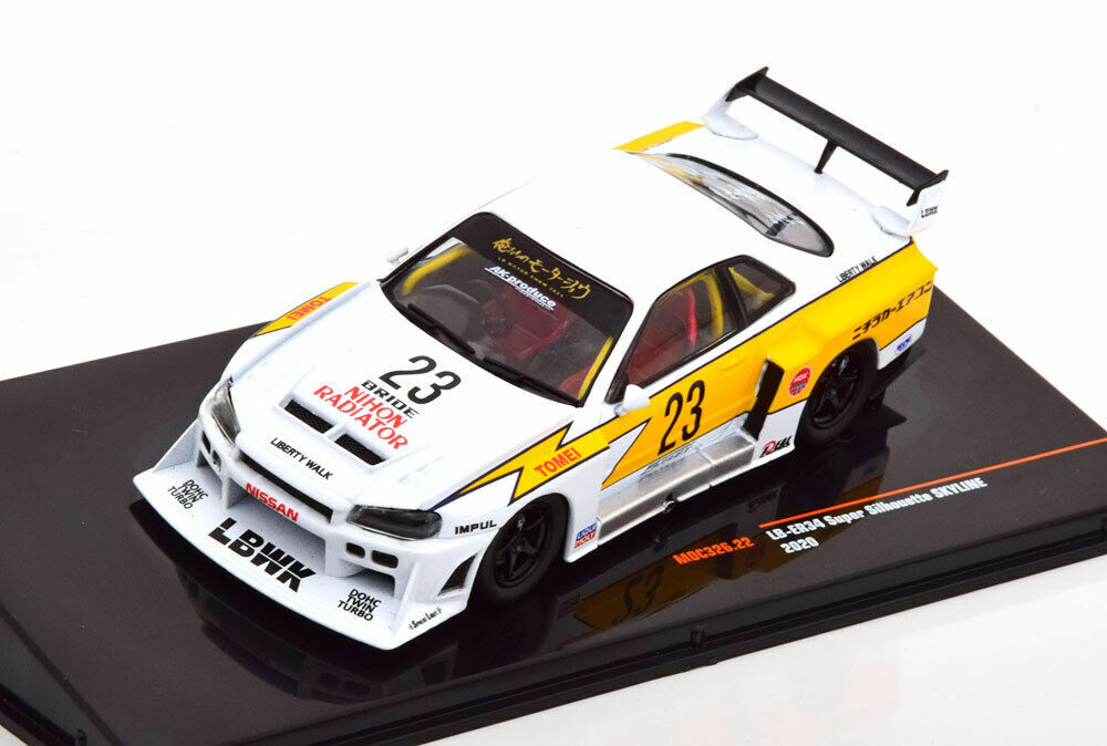 【国内在庫品】イクソ 1/43 日産 LB-ER34 スーパーシルエット スカイライン IXO SUPER SILHOUETTE SKYLINE MOC326