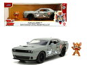 JADA TOYS 1/24 トムとジェリー ジェリーフィギア ＆ ダッジ チャレンジャー ヘルキャット Hollywood Ride TOM & JERRY DODGE CHALLENGER 33722