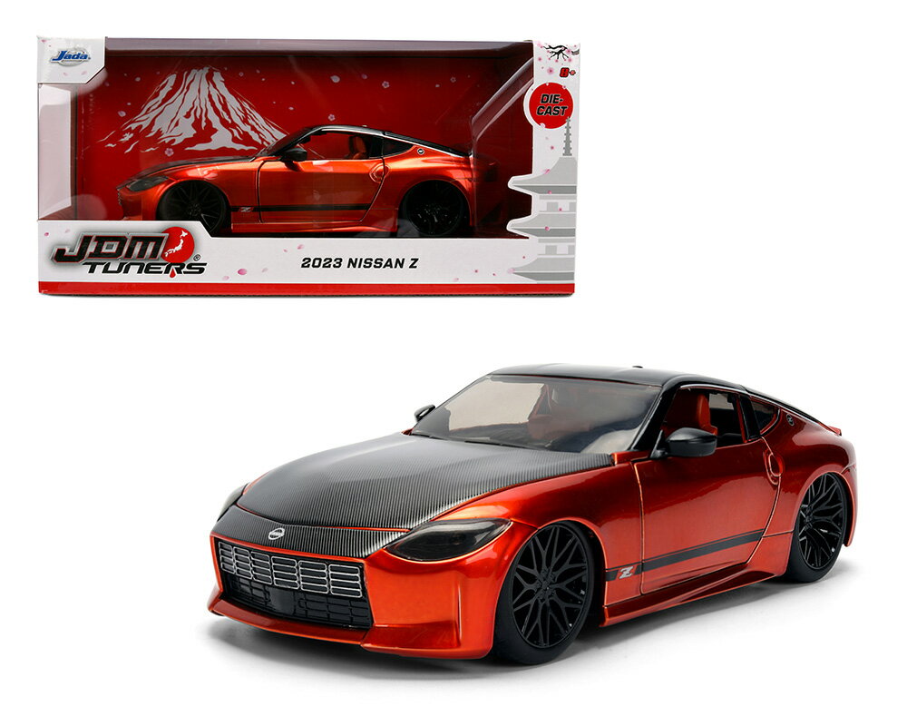 樂天商城 - JADA TOYS 1/24 日産 フェアレディ Z 2023 オレンジ / カーボンフード Nissan Z JDM Tuners 【国内在庫品】