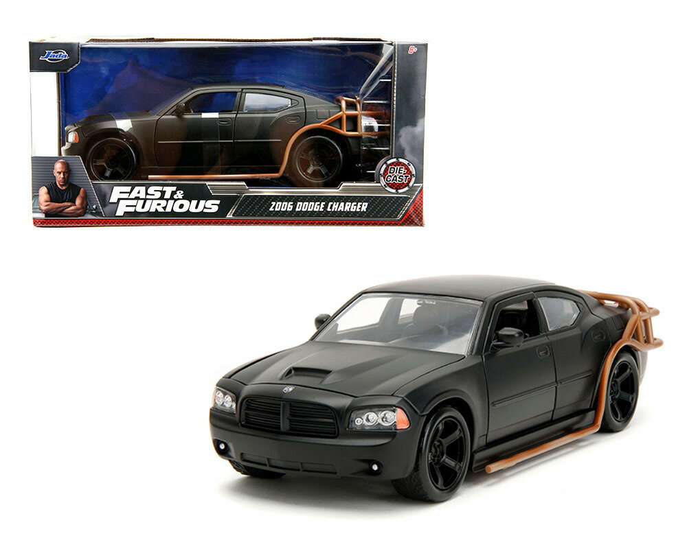 JADA TOYS 1/24 ワイルドスピード ダッジ チャージャー SRT8 2006 ドム マットブラック F&F DOM'S DODGE CHARGER 33373