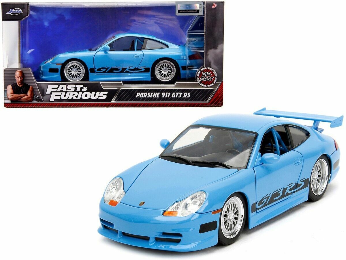 【国内在庫品】JADA TOYS 1/24 ワイルドスピード ブライアン ポルシェ 911 GT3 RS ブルー F&F Brian's PORSCHE 911 GT3 RS 33667