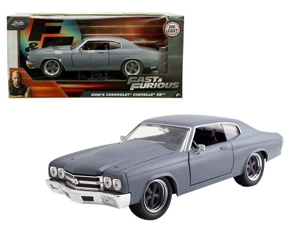 JADA TOYS 1/24 ワイルドスピード ドム シボレー シェベル SS 1970 グレー F&F Dom's Chevy Chevelle SS 97835 1