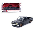 【国内在庫品】JADA TOYS 1/24 ダットサン 620 ピックアップ 1972 カスタム ブラック Datsun 620 Custom JDM TUNERS 34298 ミニカー ダイキャスト ジャダトイズ