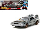 JADA TOYS 1/24 バック トゥー ザ フューチャー パート3 デロリアン レールVer. Back to the Future PartIII De Lorean ライトアップ 34996