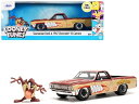 JADA TOYS 1/24 ルーニー・テューンズ シボレー エルカミーノ 1967 タスマニアンデビル フィギア付き Looney Tunes Tasmanian Devil 35130 ミニカー ダイキャスト ジャダトイズ