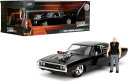 【国内在庫品】JADA TOYS 1/24 ワイルドスピード ダッジ チャージャー R/T 1970 ブラック ドム フィギア付き F&F Dodge Char...