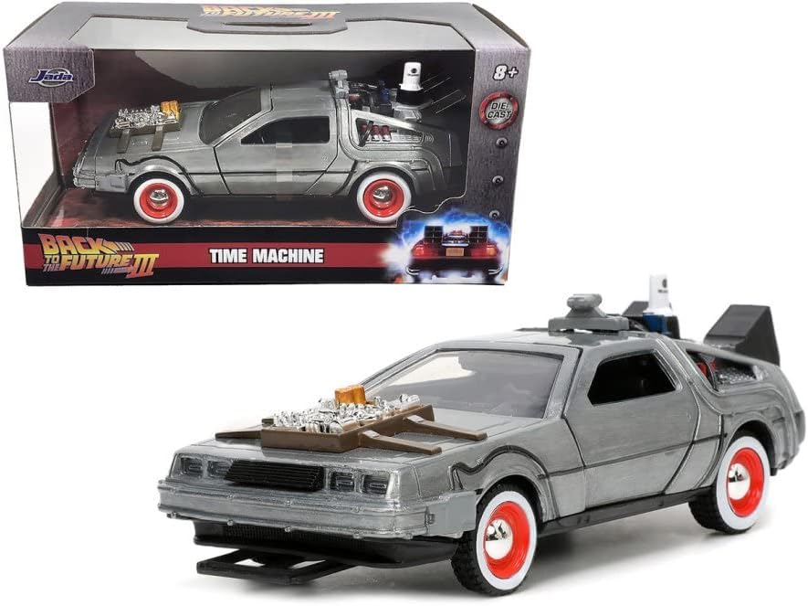樂天商城 - JADA TOYS 1/32 デロリアン バックトゥザフューチャーIII Back To The Future Part III Delorean ミニカー 【国内在庫品】