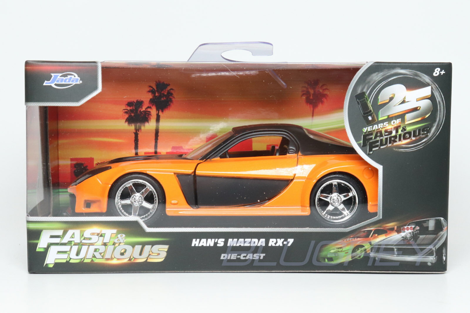 JADA TOYS 1/32 ワイルドスピード 3 マツダ RX-7 ハン FD / Fast & Furious HAN's MAZDA RX-7 TOKYO DRIFT 30736 ミニカー ダイキャスト ジャダトイズ 