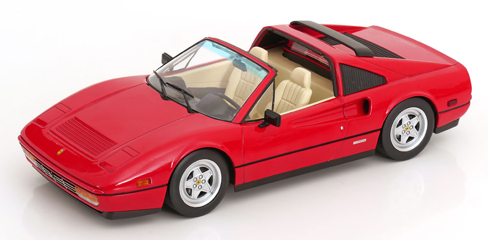 KK-Scale 1/18 フェラーリ 328 GTS USバージョン 1985 レッド ビバリーヒルズコップII Ferrari Beverly Hills Cop II 【国内在庫品】