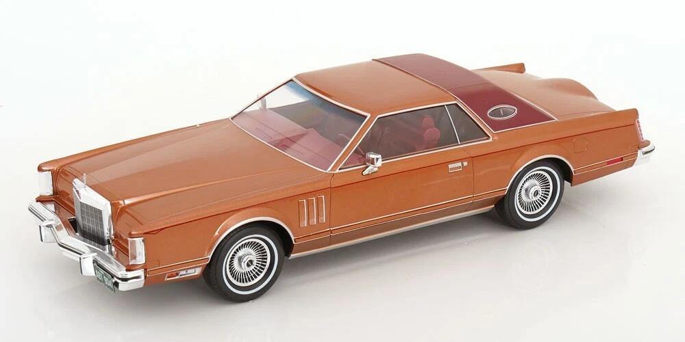 【国内在庫品】MCG 1/18 リンカーン コンチネンタル マークV 1978 アプリコットメタリック LINCOLN CONTINENTAL MARK V