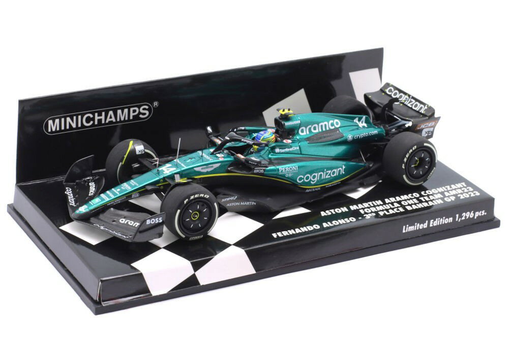 ミニチャンプス 1/43 アストンマーチン F1 AMR23 #14 フェルナンド アロンソ 2023 バーレーンGP MINICHAMPS ASTON MARTIN