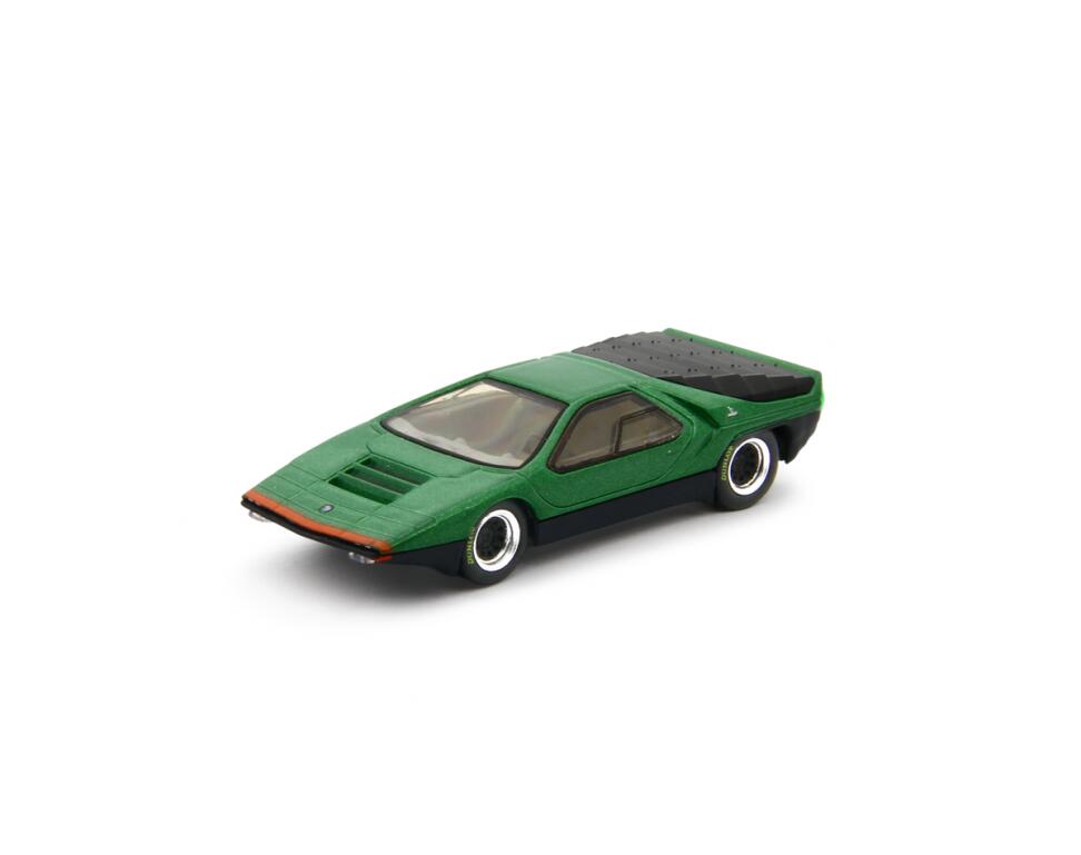 Rakuten - LAUDORACING 1/64 アルファロメオ カラボ ベルトーネ 1968 グリーン Alfa Romeo 33 Bertone Carabo ラウドレーシング ミニカー　【国内在庫品】
