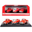 【国内在庫品】MOTOR CITY 1/72 コカ・コーラ ピックアップ3台セット シボレー / フォード / VW COCA-COLA ミニカー