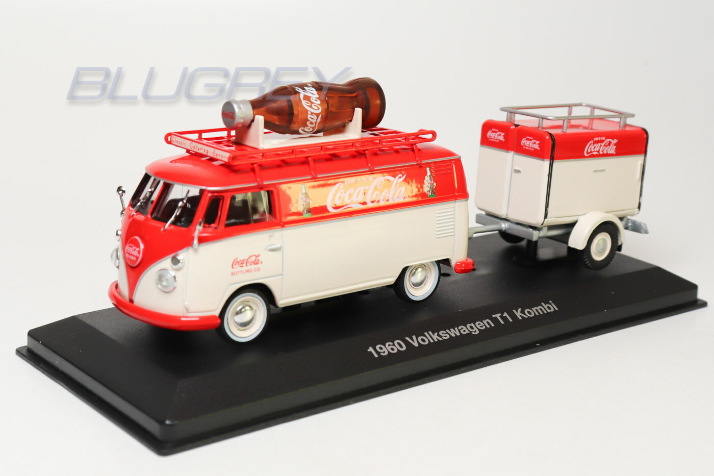 MOTOR CITY 1/43 コカ・コーラ フォルクスワーゲン T1 コンビ + トレーラー COCA-COLA VW Kombi T1 Trailer ミニカー 1