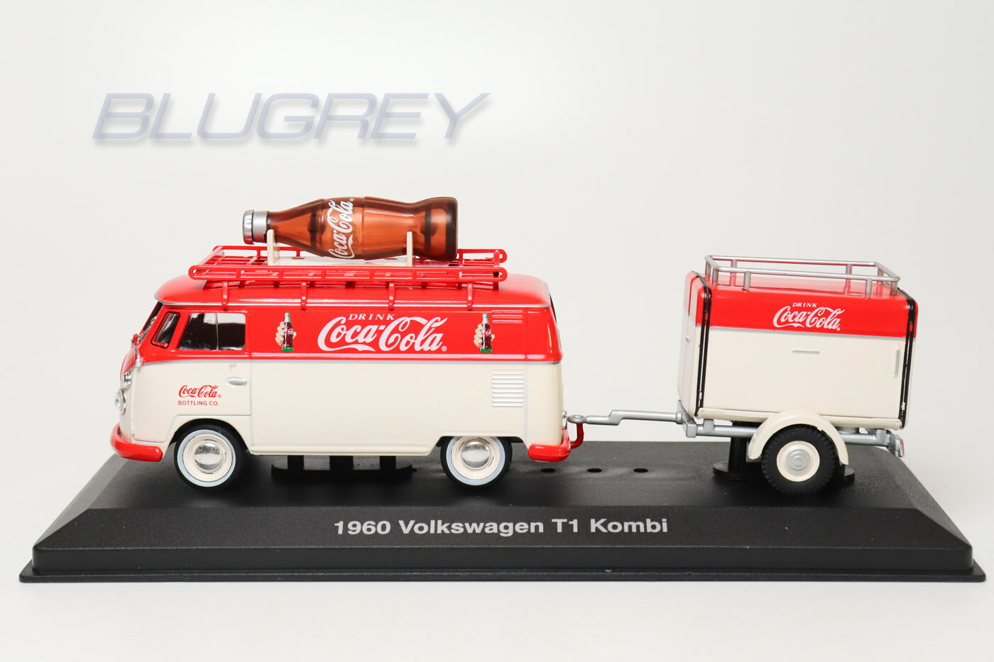 MOTOR CITY 1/43 コカ・コーラ フォルクスワーゲン T1 コンビ + トレーラー COCA-COLA VW Kombi T1 Trailer ミニカー 2